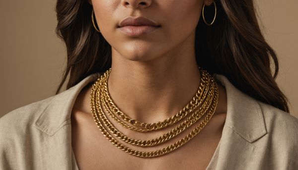 Les colliers dorés superposés pour un look tendance